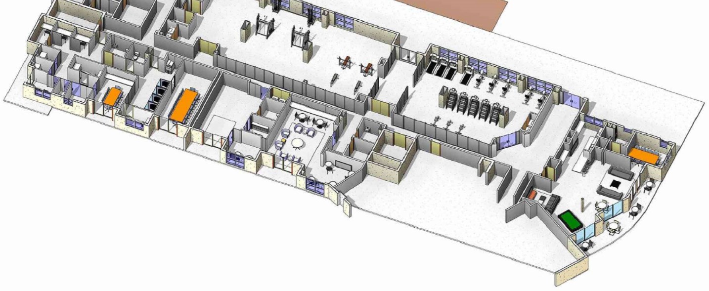 Ristrutturazione area fitness e amenities