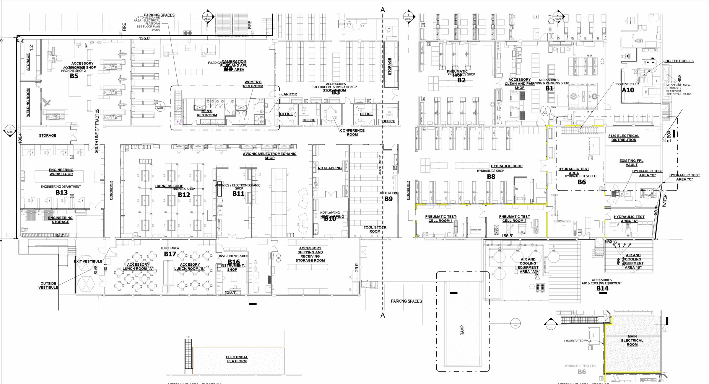 Struttura industriale — Allestimento interno e ampliamento