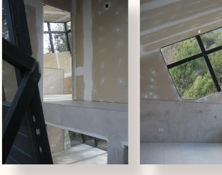 Interno, finestra angolare