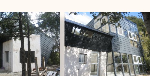 Cantiere vicino al completamento, esterno